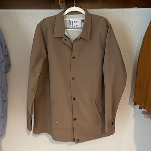 Tan coaches jacket